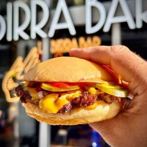 La Birra Smash Royale burger